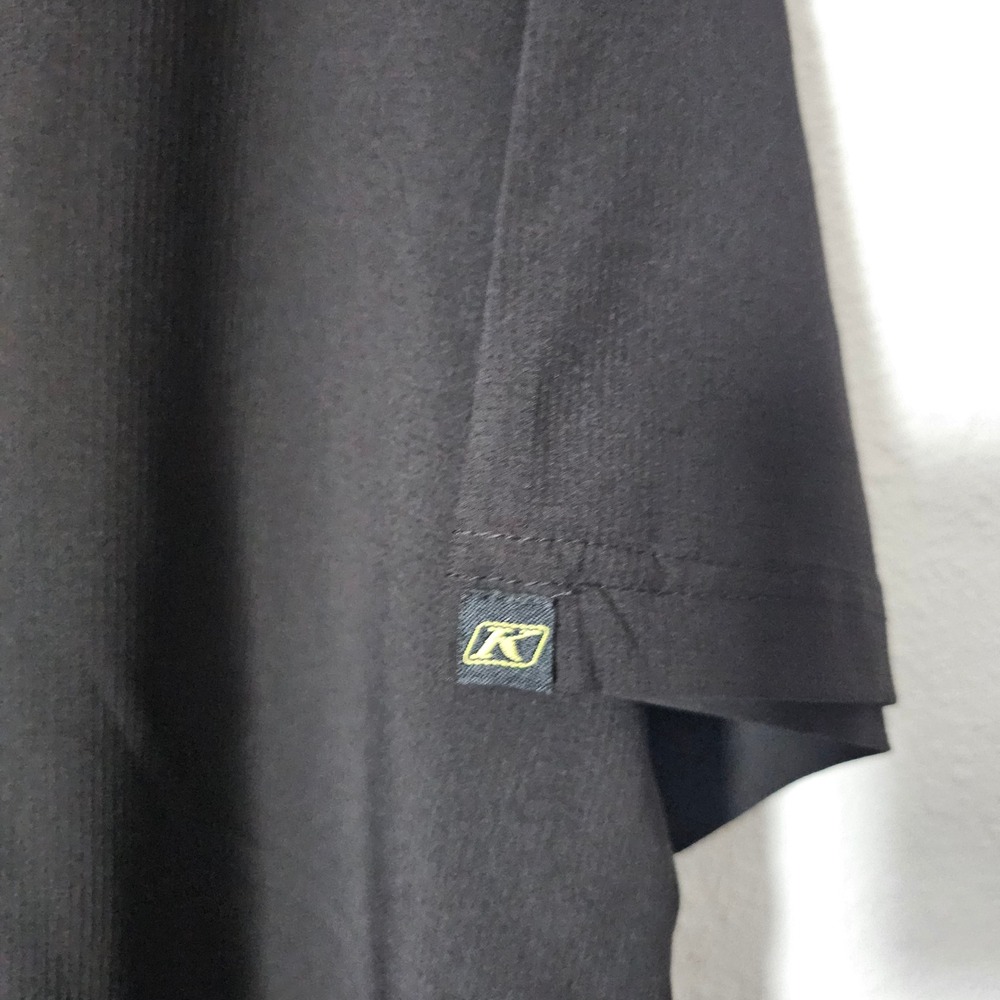 Klim Technical Riding Gear Mens XL Black Short Sleeve Button Down Shirt Paddock - Picture 7 of 7